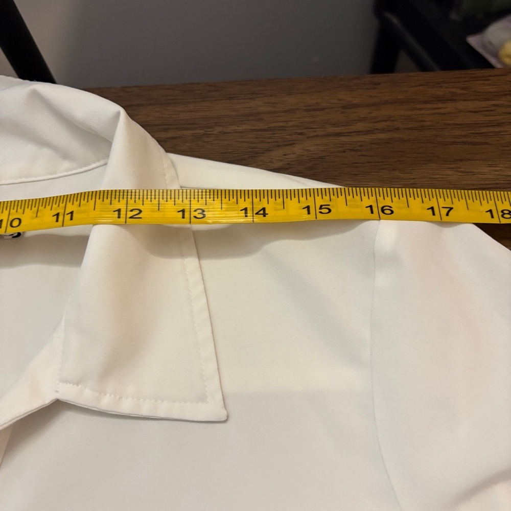 ❤️Calvin Klein White Utility Button-Down Shirt M - Picture 6 of 10